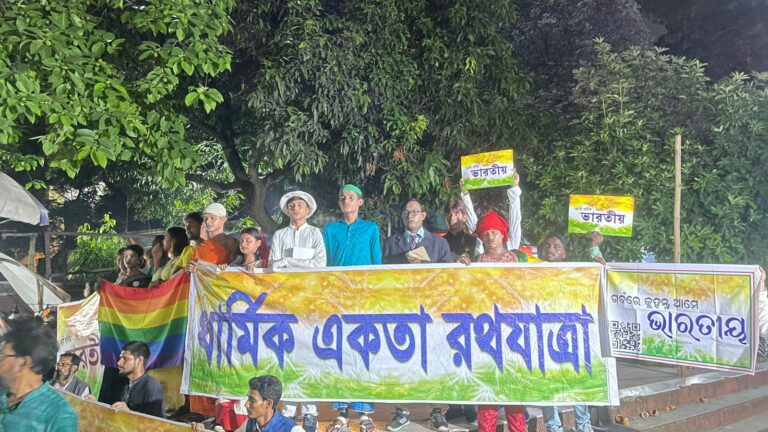 শোভাবাজার থেকে রবীন্দ্রসদন, কলকাতার বুক চিতিয়ে হলো ধর্মীয় একতা রথযাত্রা