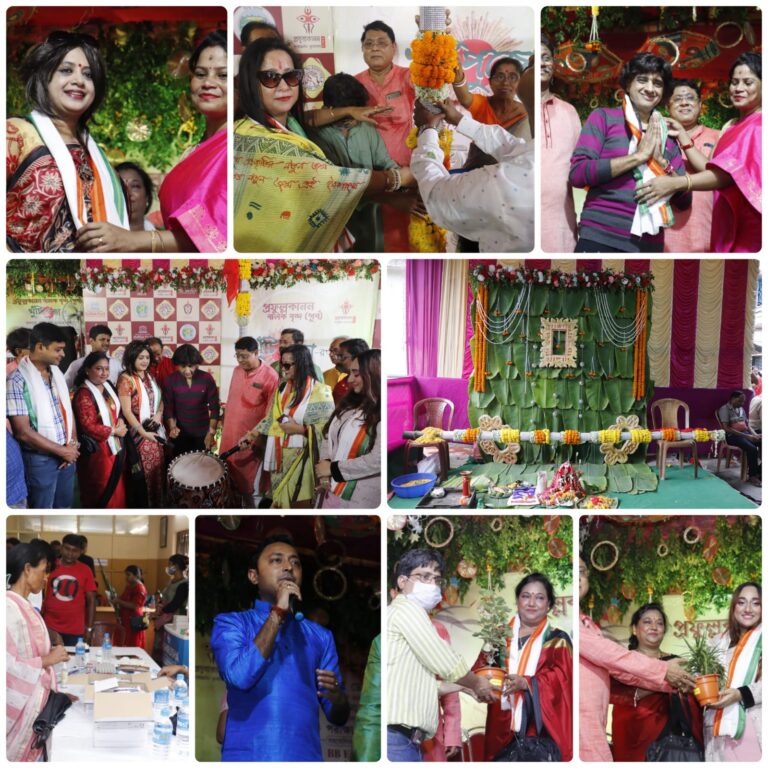 প্রফুল্লকানন বালক বৃন্দ (পূর্ব)-এর খুঁটিপুজোর মাধ্যমে দুর্গাপূজার শুভারম্ভ