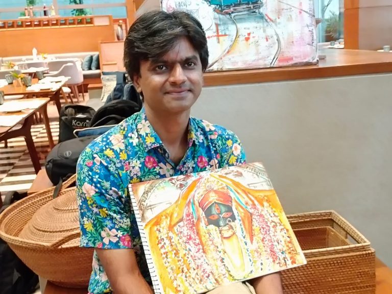 তাজ সিটি সেন্টার নিউটাউন, কলকাতা প্রখ্যাত শিল্পী অবনীশ ত্রিবেদীর কলকাতা সিটিস্কেপে পেইন্টস এবং স্ট্রোক প্রদর্শনী দেখায়
