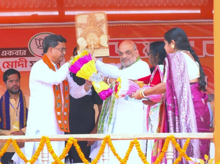 Communist govt gave poverty, hunger, and handed weapons to youth, while Modi govt handed laptops to them