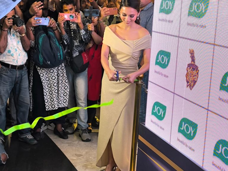 Joy Personal Care unveils one of Kolkata’s first 4D anamorphic display ‘JOY KKR 4D Fan-tasy’ with Mimi Chakraborty, celebrating the spirit of Kolkata Knight Riders (KKR)