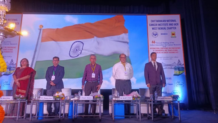44th Annual Meeting of The Indian Association for Cancer Research (IACR)” and International Conference on “Convergence of Fundamental and Translational Approaches in Cancer Theranostics,” from 16th to 18th, 2025 at Biswa Bangla Convention Centre, Kolkata.