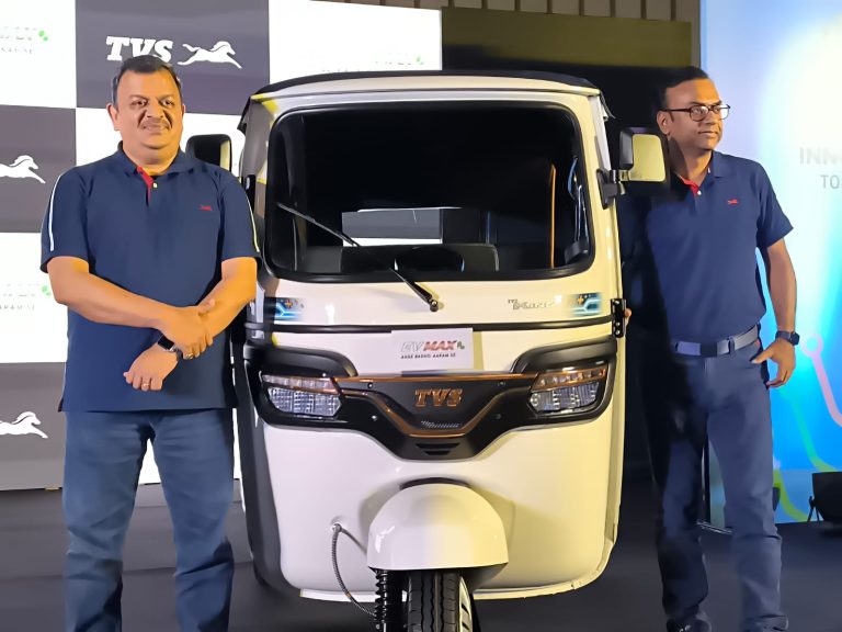 TVS Motor Company Launches India’s First, Bluetooth Connected, Electric Three-Wheeler – TVS King EV MAX