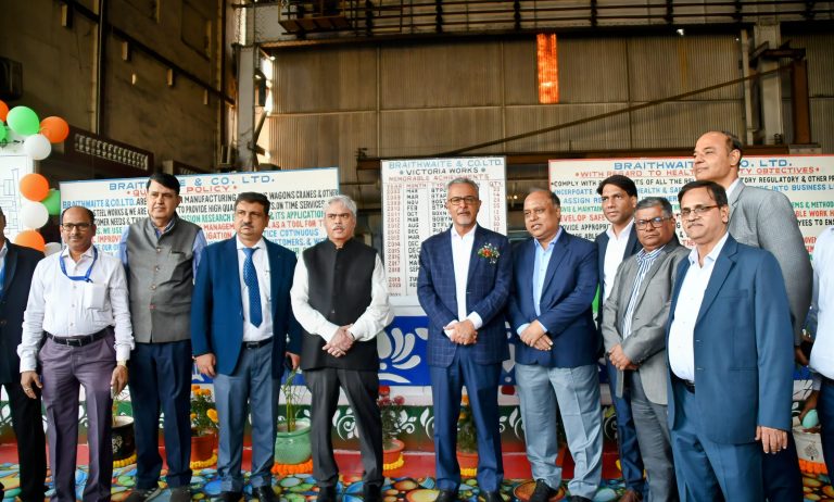 Braithwaite’s Kolkata Works inspected by Shri Sanjeev Chopra (IAS), Secretary (FPD), Government of India 
