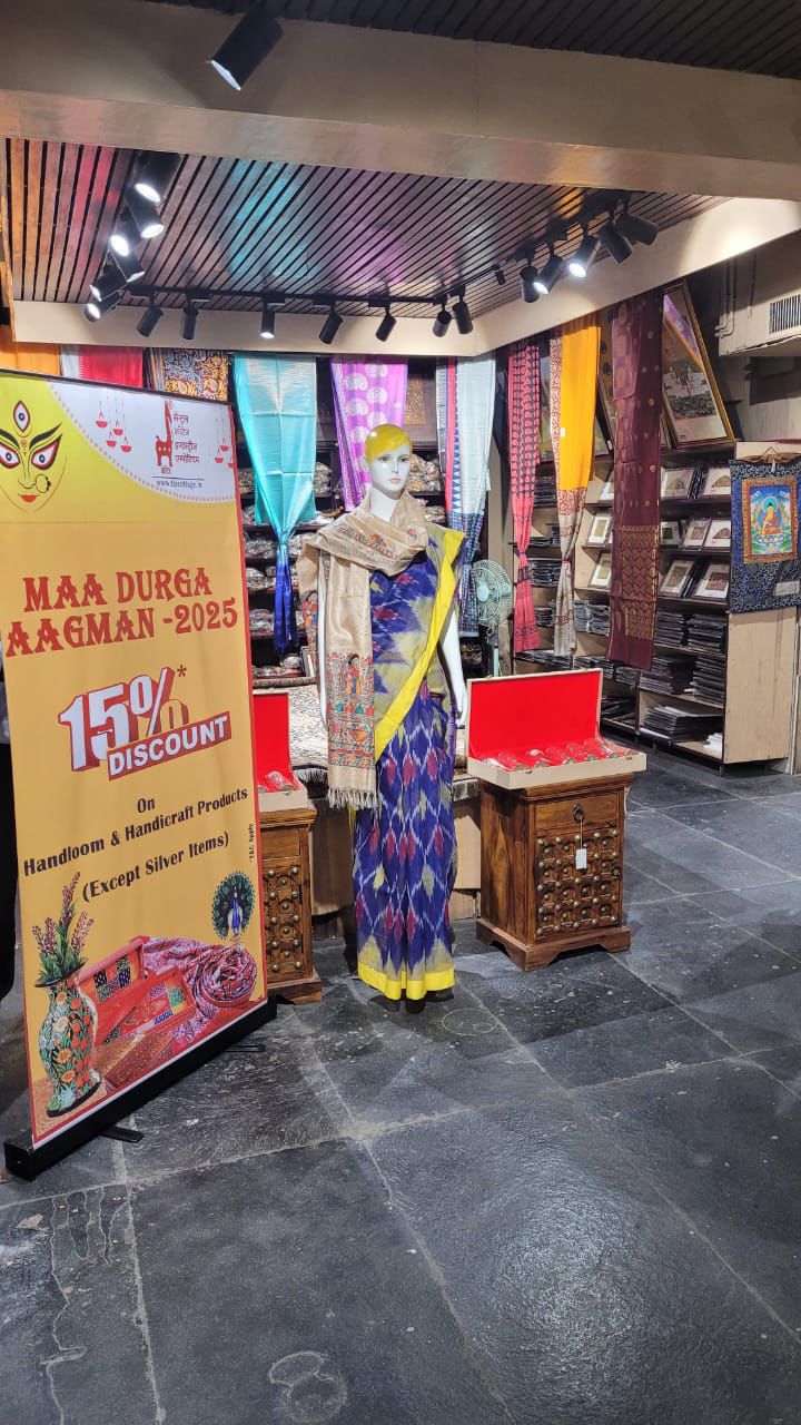 “মা দুর্গা আগমন – ২০২৫” কলকাতায় ইন্ডিয়ান হ্যান্ডলুম অ্যান্ড হস্তশিল্প প্রদর্শনী সহ বিক্রি শুরু